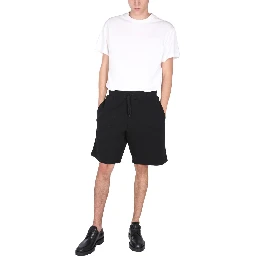 BERMUDA WITH LOGO EMBROIDERED