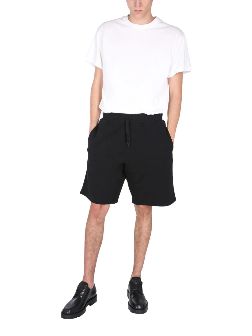 BERMUDA WITH LOGO EMBROIDERED