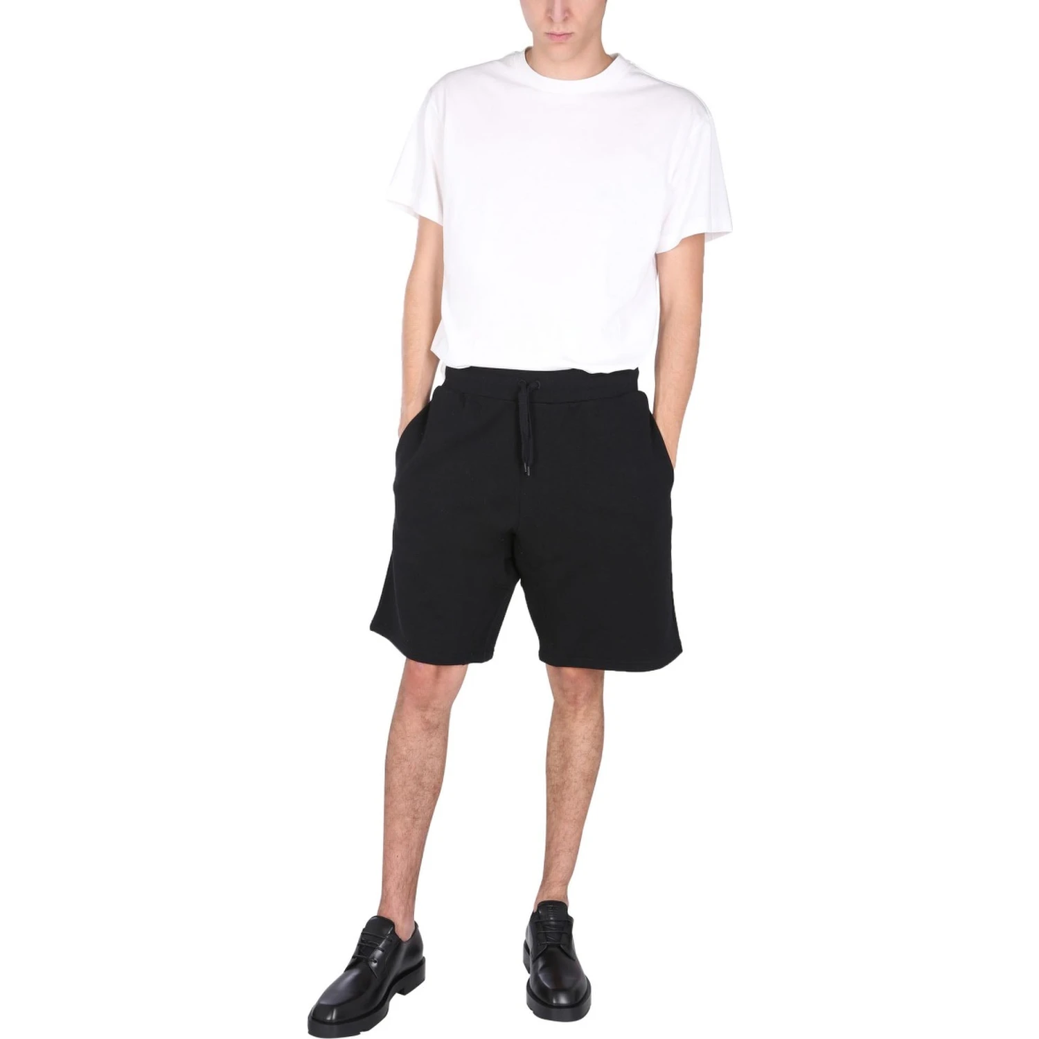 BERMUDA WITH LOGO EMBROIDERED