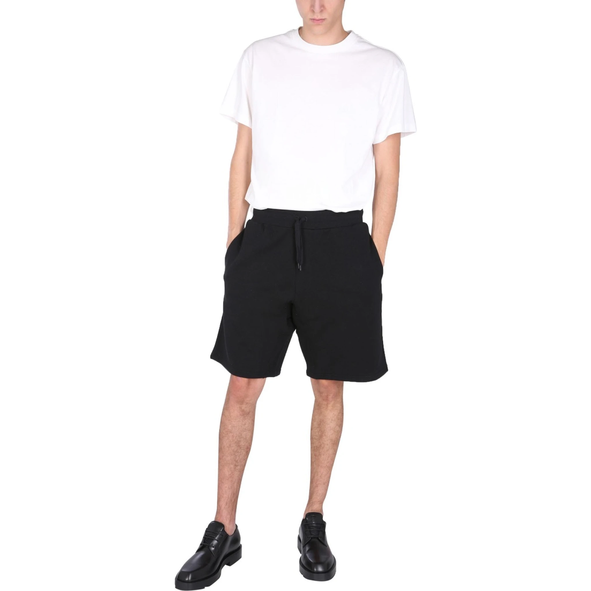 BERMUDA WITH LOGO EMBROIDERED