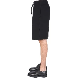 BERMUDA WITH LOGO EMBROIDERED