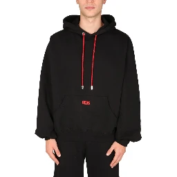 SWEATSHIRT WITH RUBBER LOGO