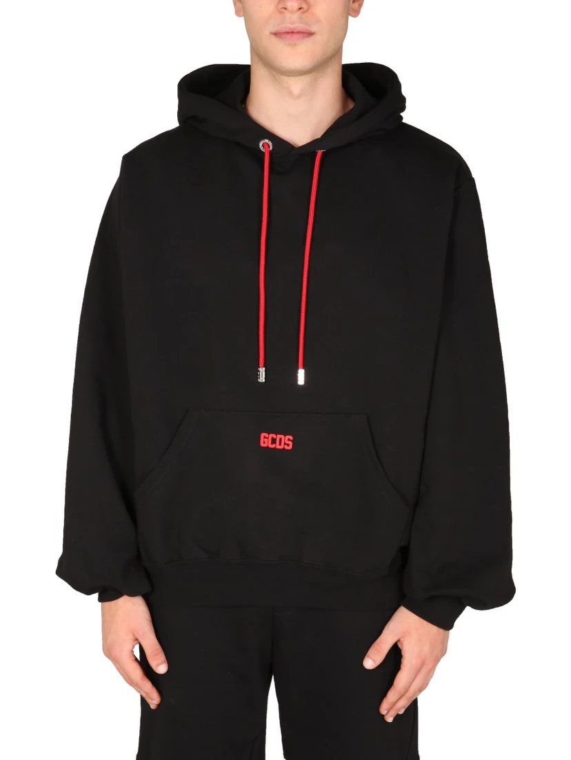 SWEATSHIRT WITH RUBBER LOGO