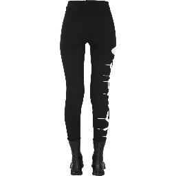 LEGGINGS WITH LOGO PRINT