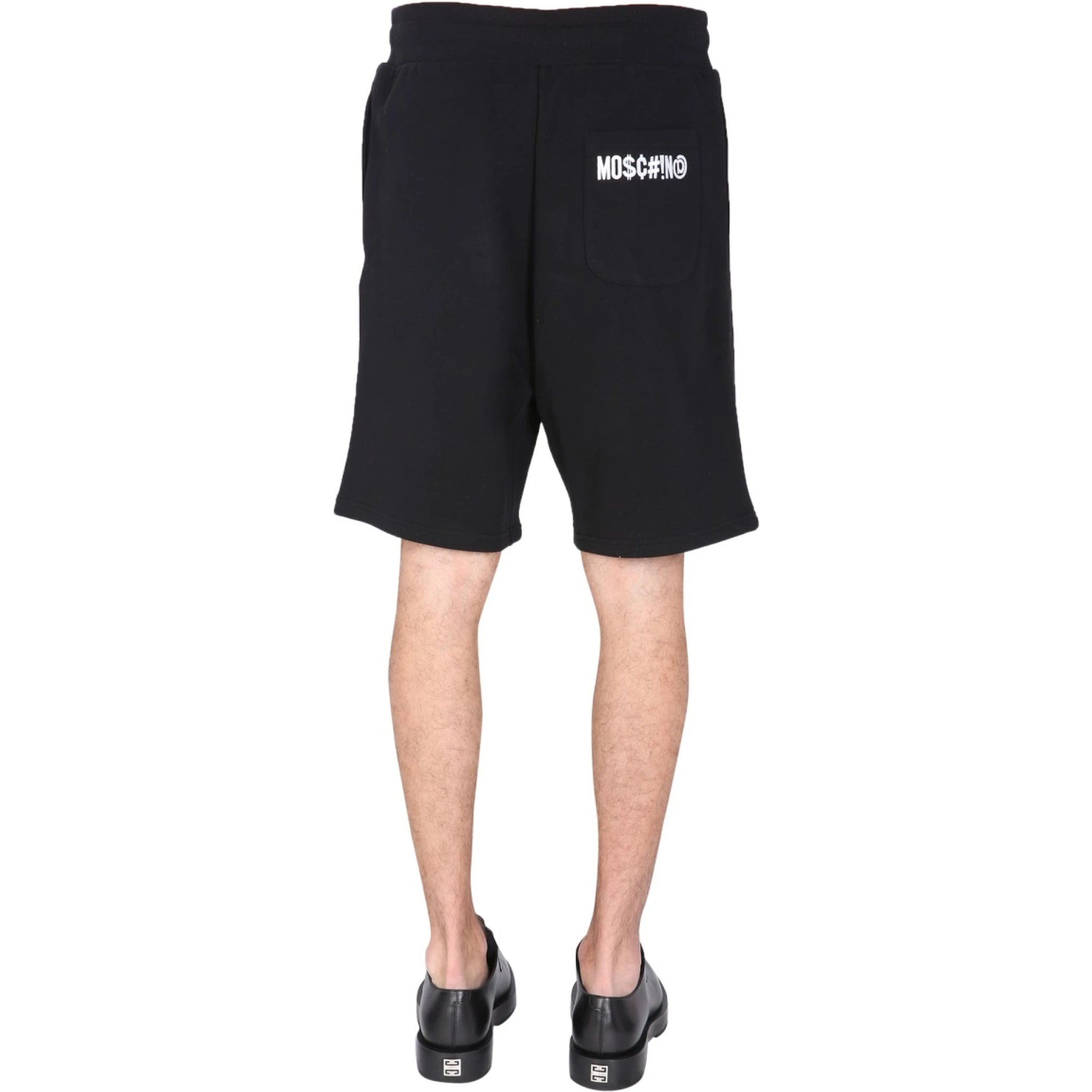 BERMUDA WITH LOGO EMBROIDERED