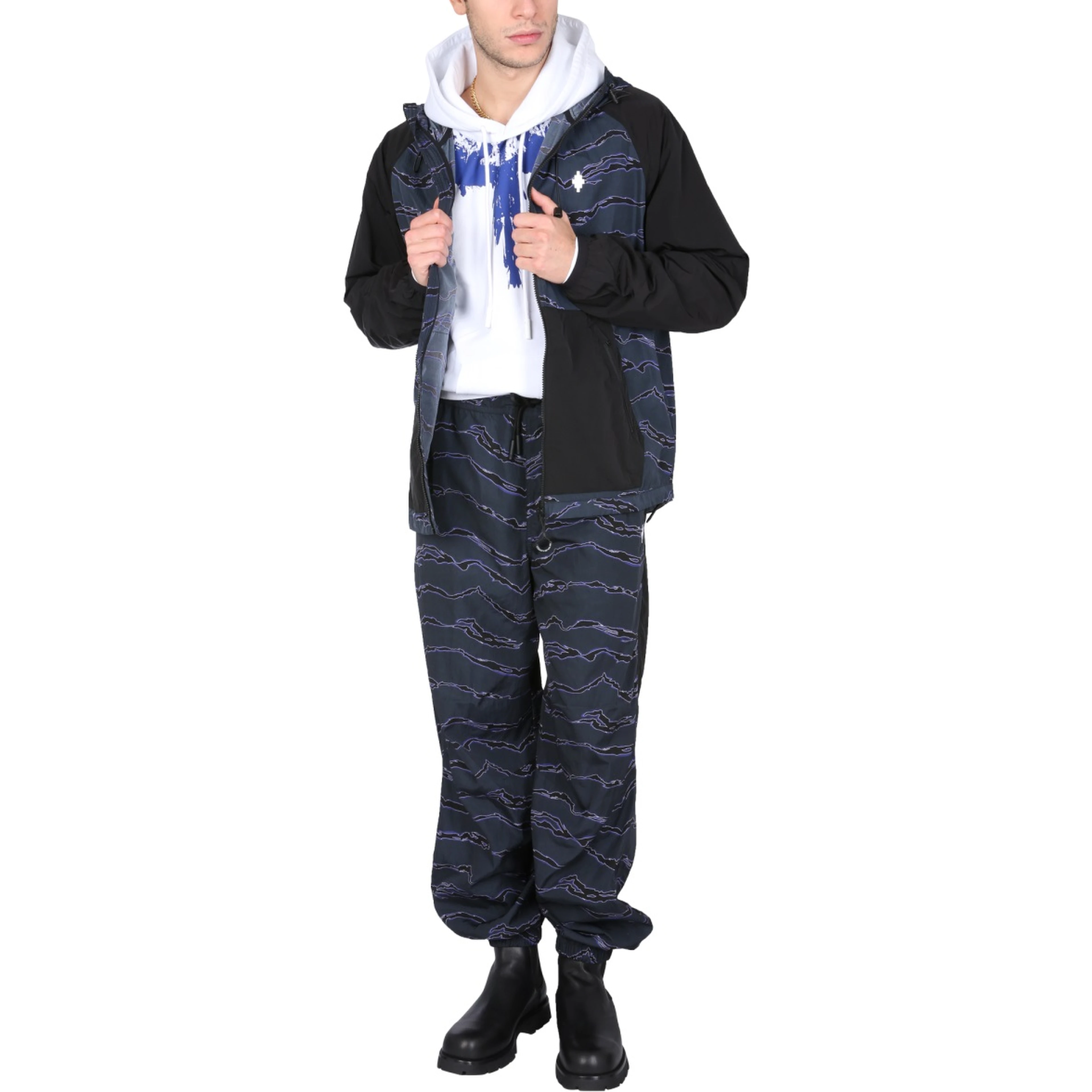 JOGGING PANTS WITH CAMOU PRINT