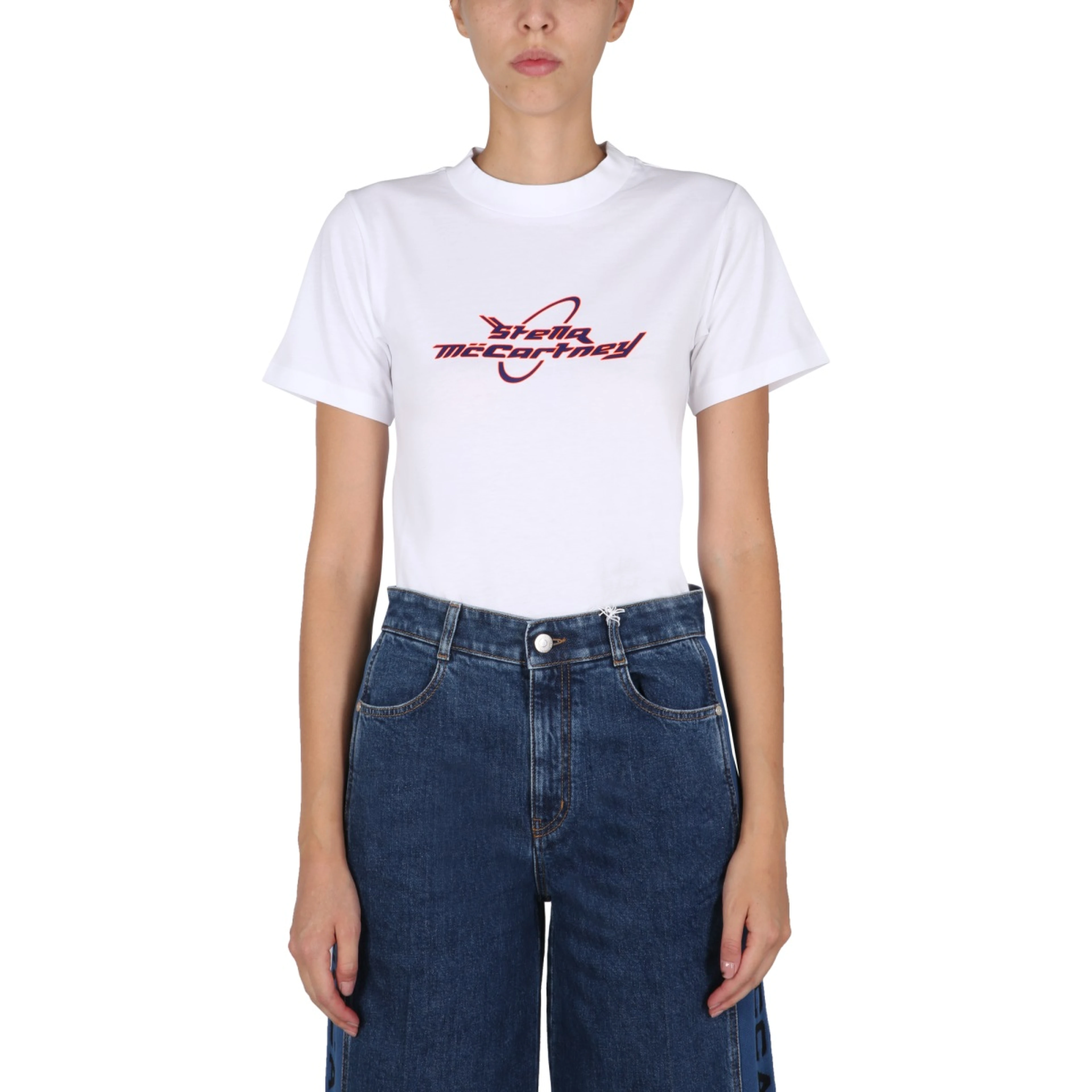 T-SHIRT WITH LOGO PRINT