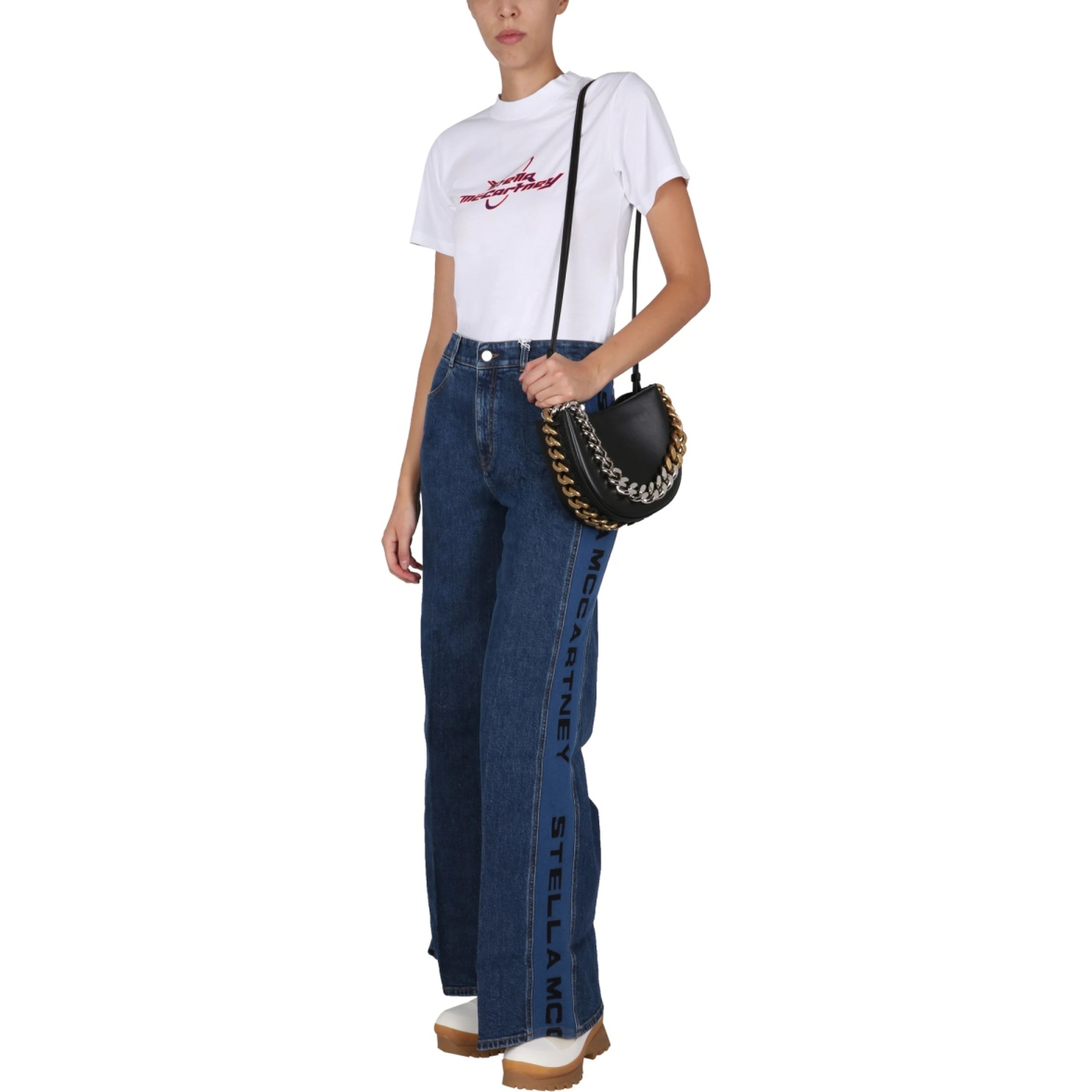 T-SHIRT WITH LOGO PRINT