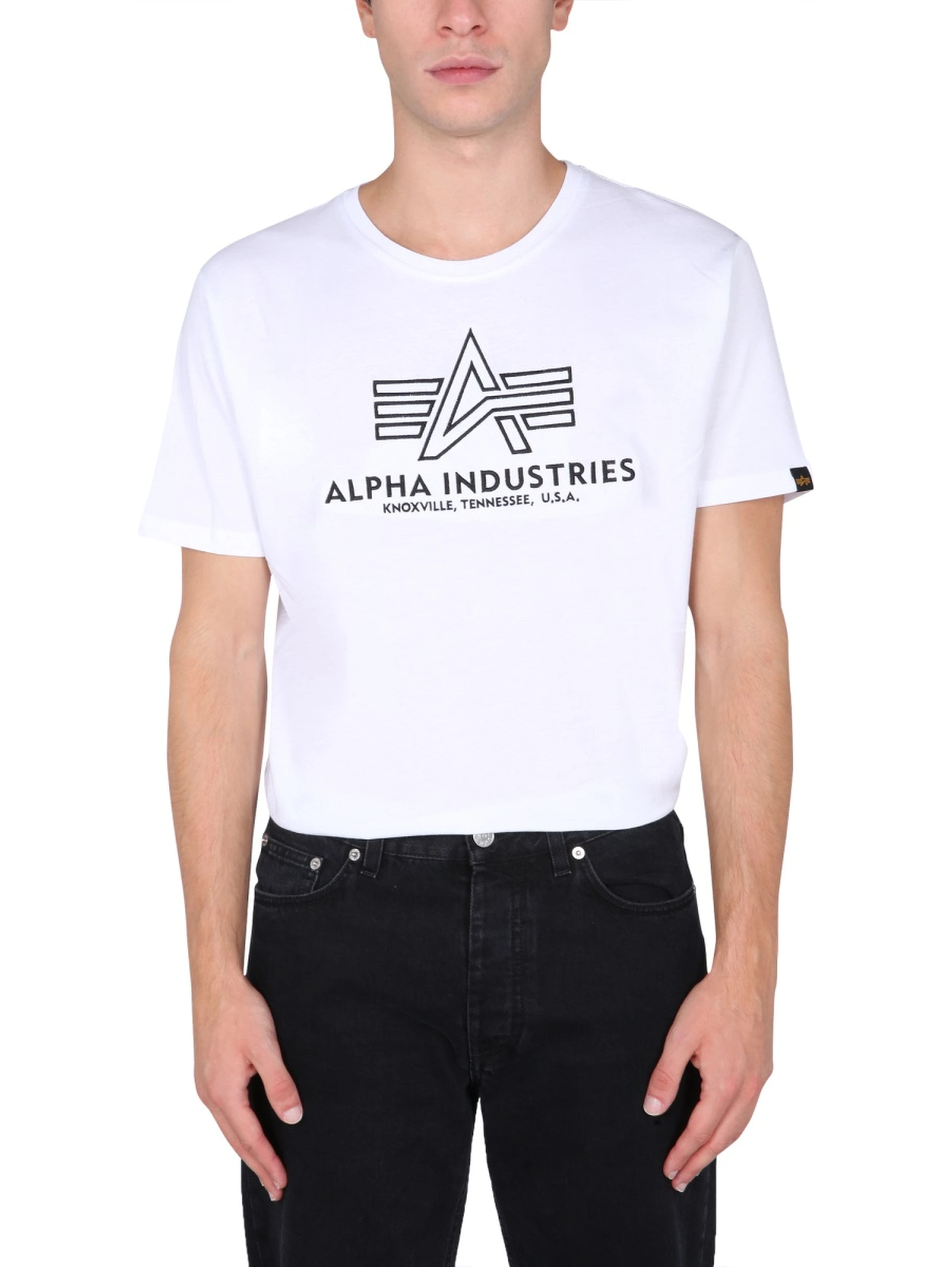 T-SHIRT WITH EMBROIDERED LOGO
