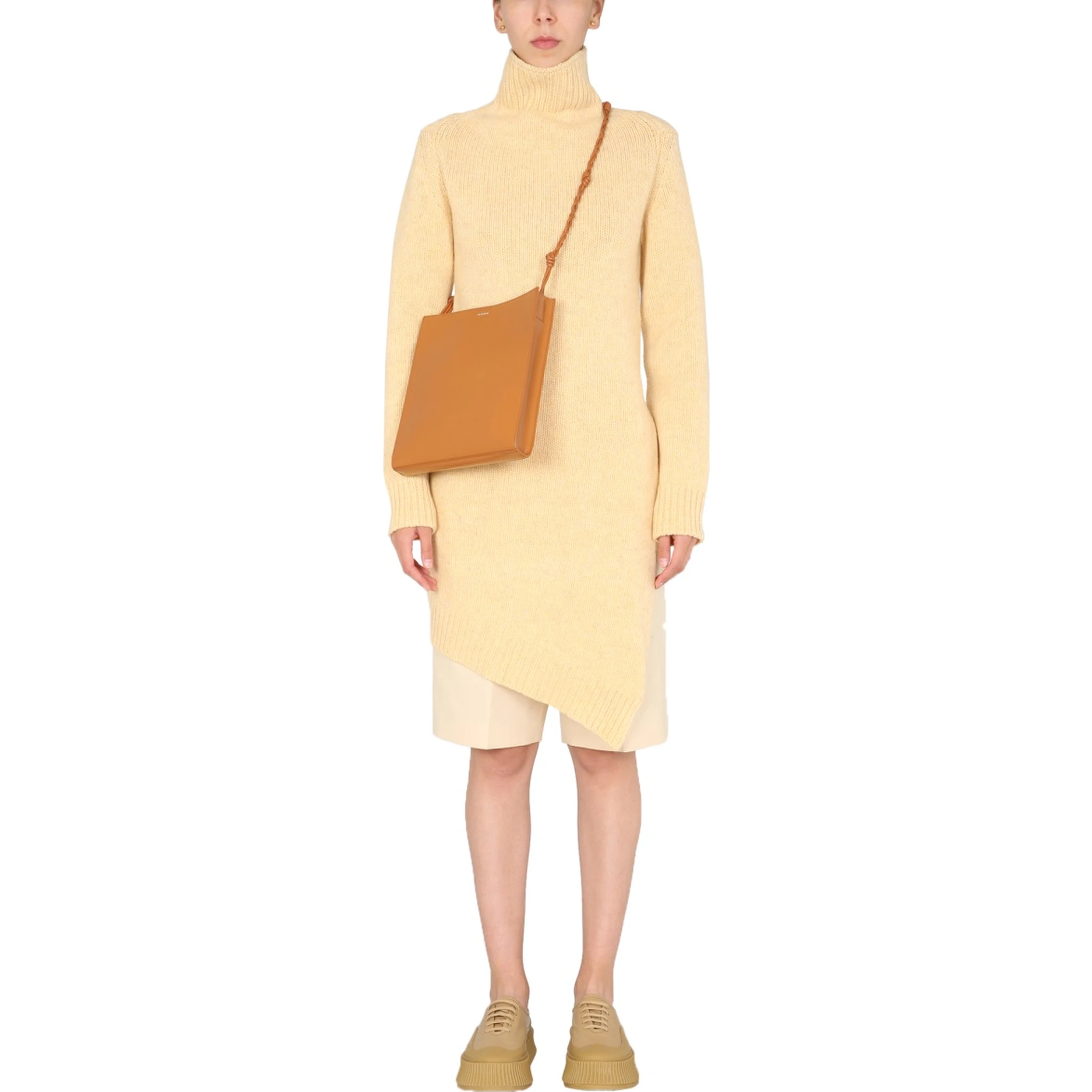 LONG ASYMMETRIC SWEATER