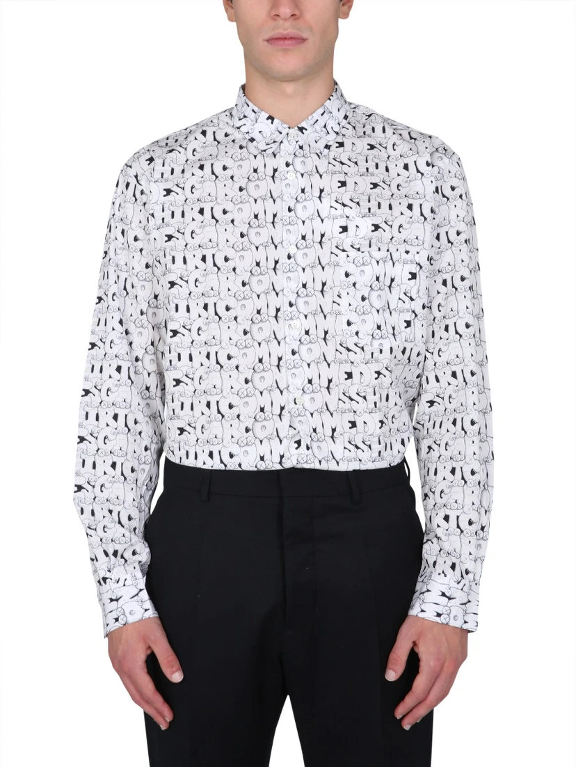 X KAWS PRINT SHIRT
