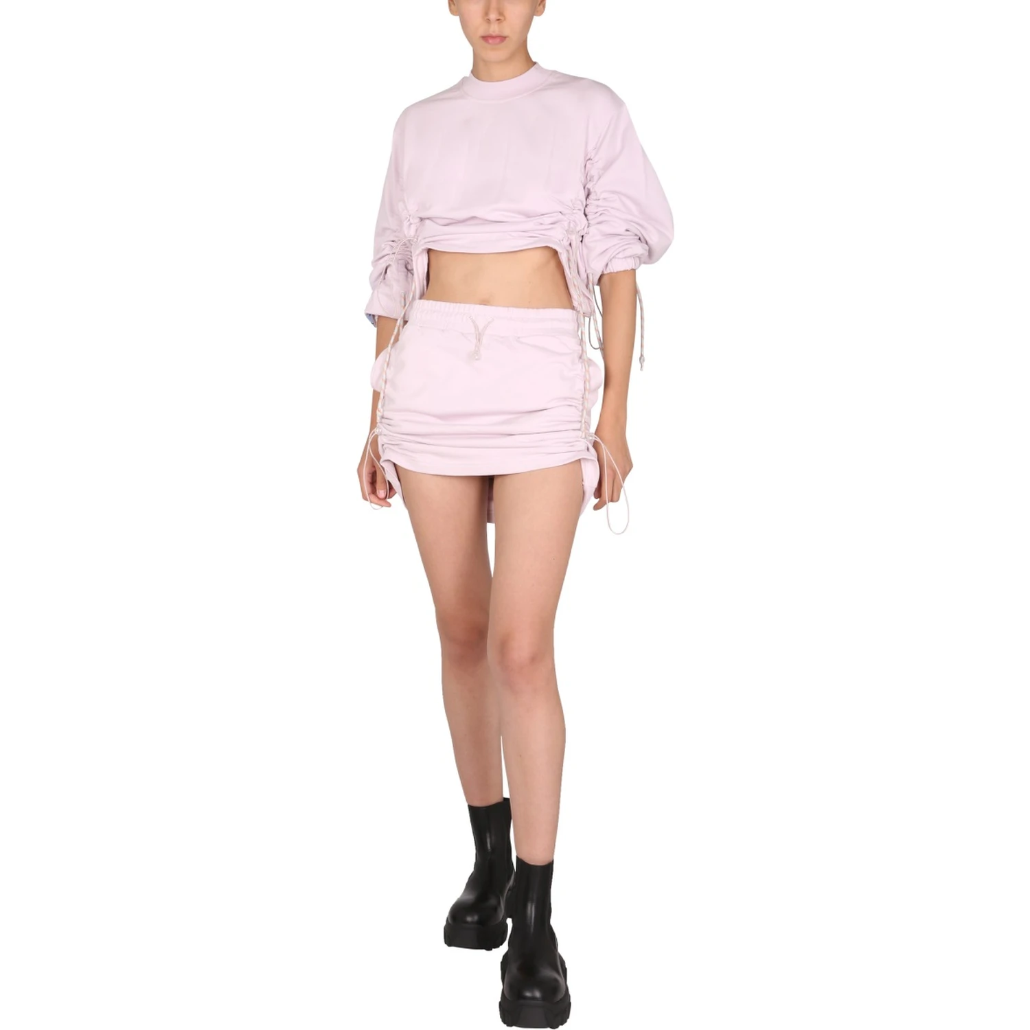"DRAWCORD" SKIRT