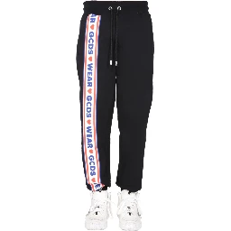 JOGGING PANTS WITH "CUTE TAPE" LOGO BAND