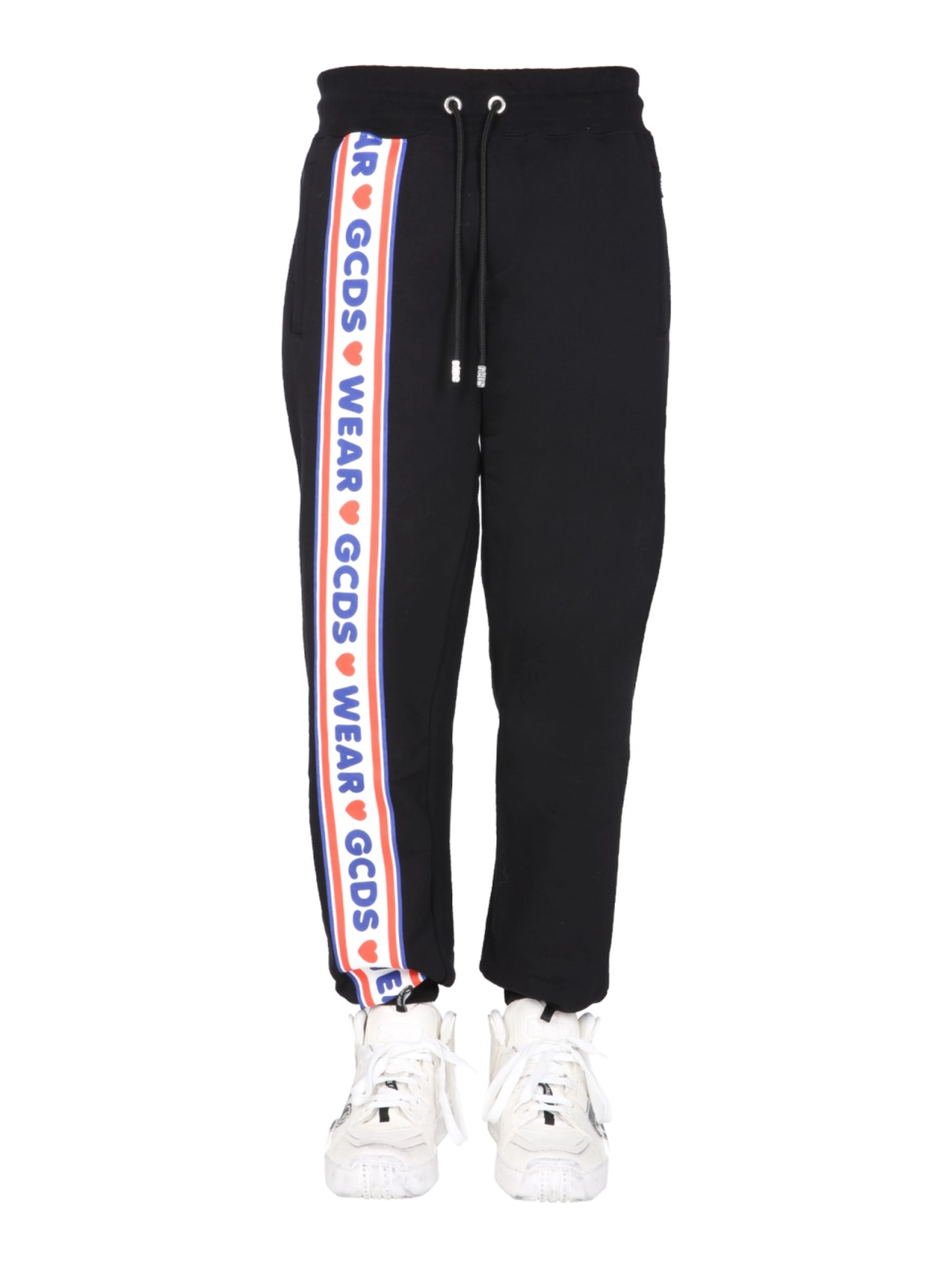 JOGGING PANTS WITH "CUTE TAPE" LOGO BAND