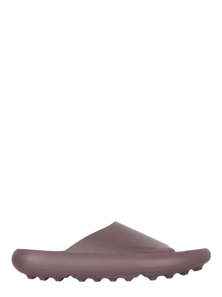 RUBBER SLIDE SANDALS