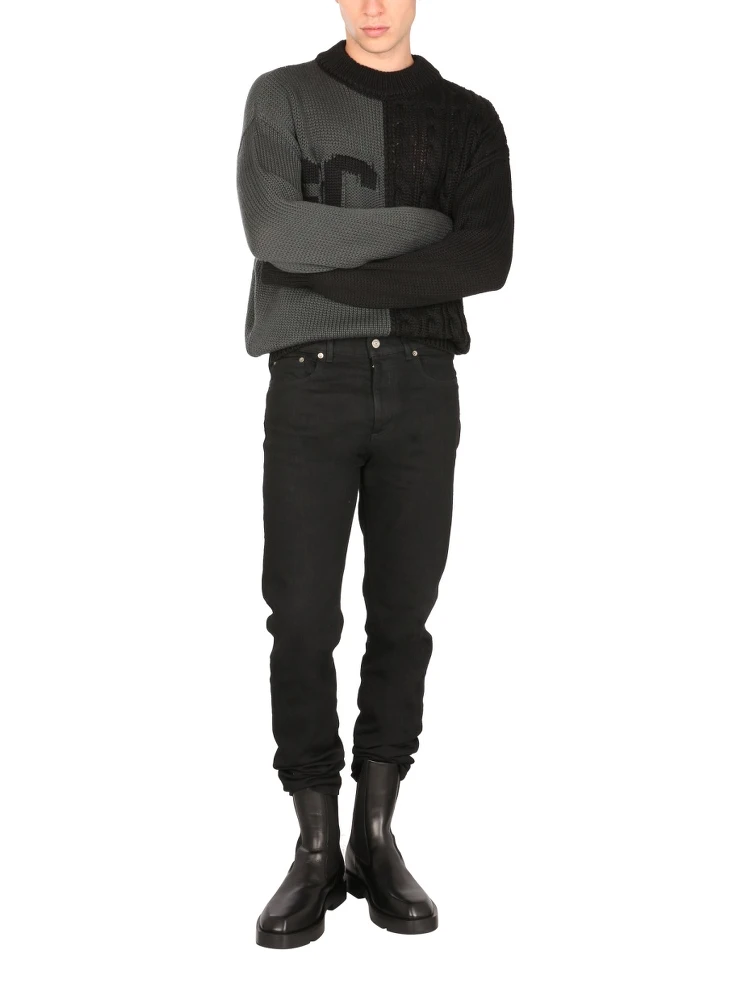 SWEATER WITH LOGO INLAY alternative
