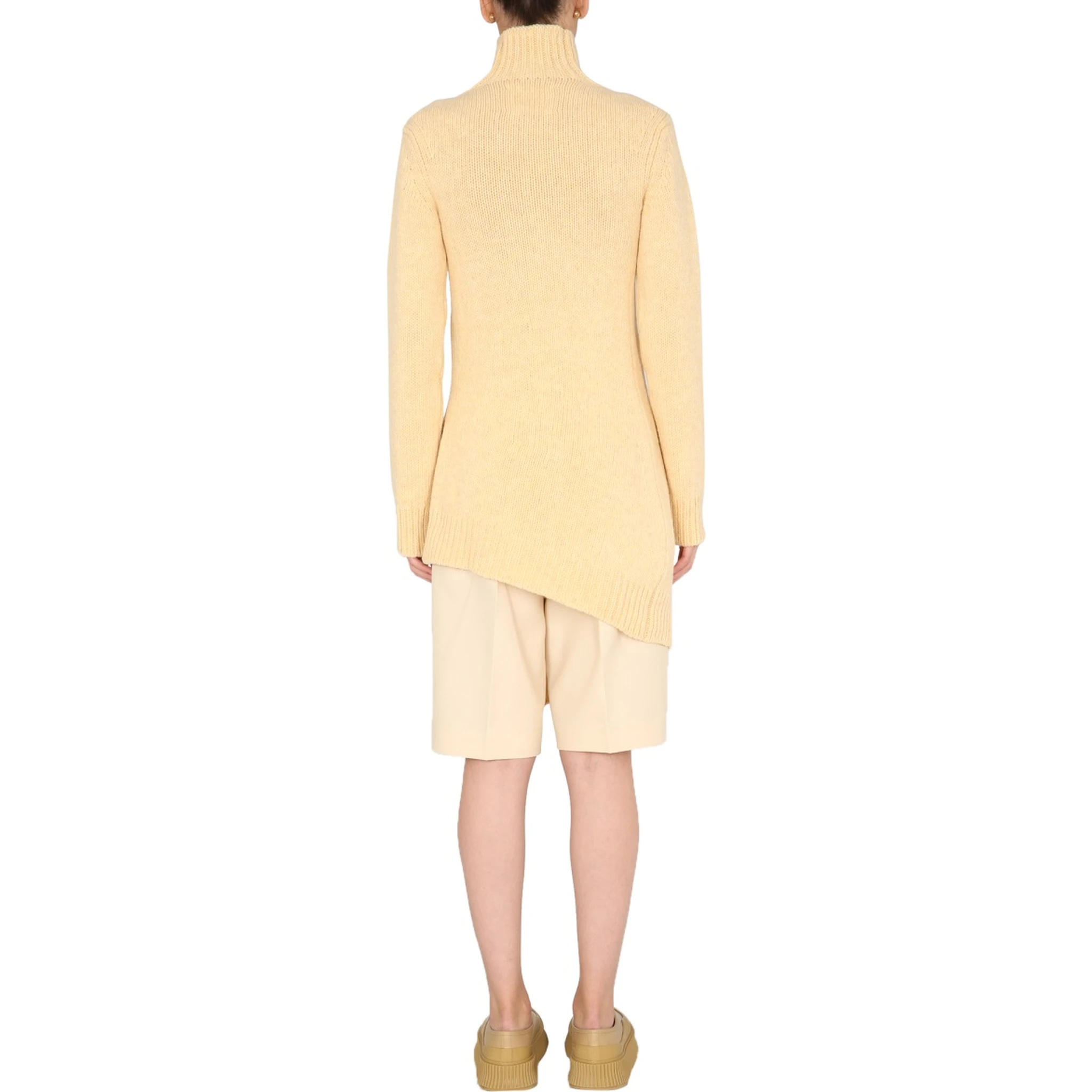 LONG ASYMMETRIC SWEATER