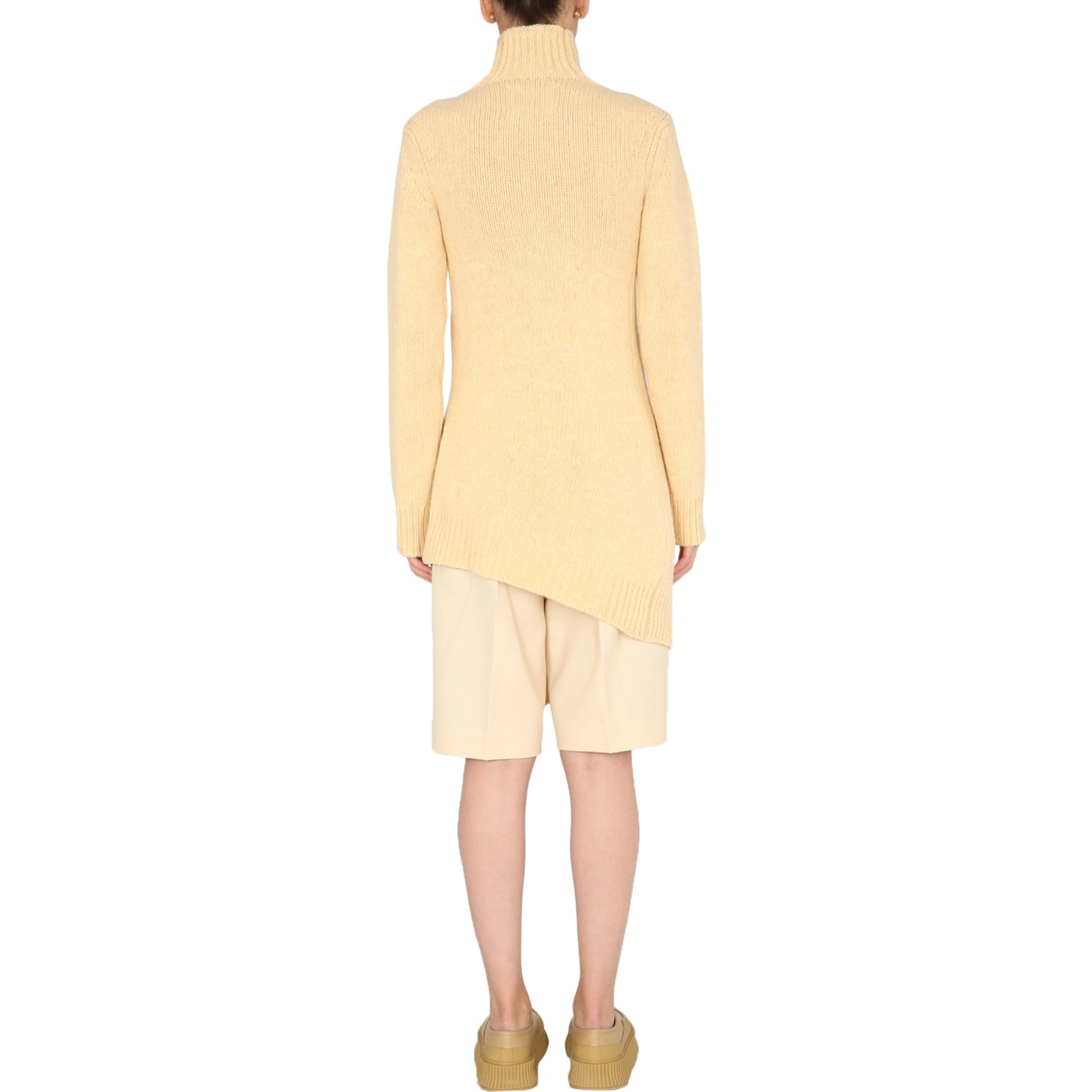 LONG ASYMMETRIC SWEATER