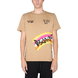 T-SHIRT WITH SCREEN PRINT