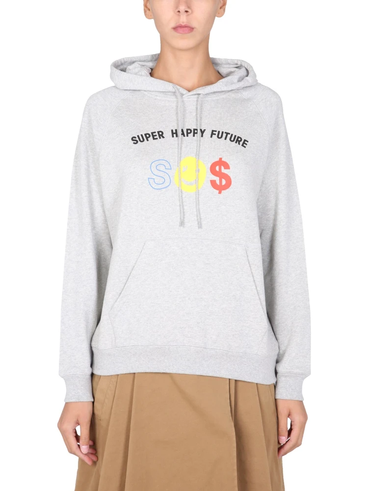 "SUPER HAPPY FUTURE" SWEATSHIRT