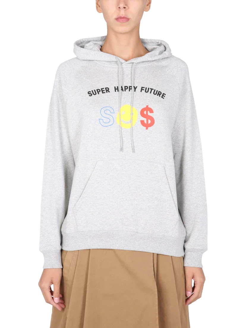 "SUPER HAPPY FUTURE" SWEATSHIRT