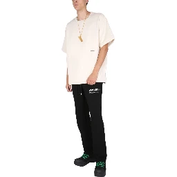 PADDED T-SHIRT WITH EMBROIDERED LOGO