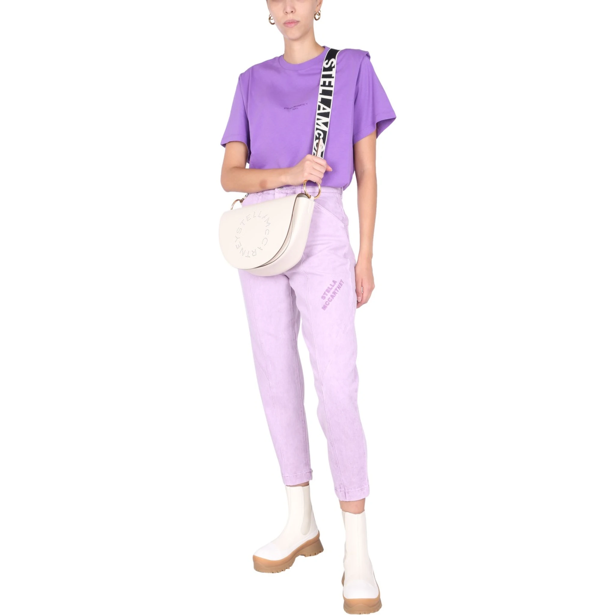 JEANS WITH EMBROIDERED LOGO