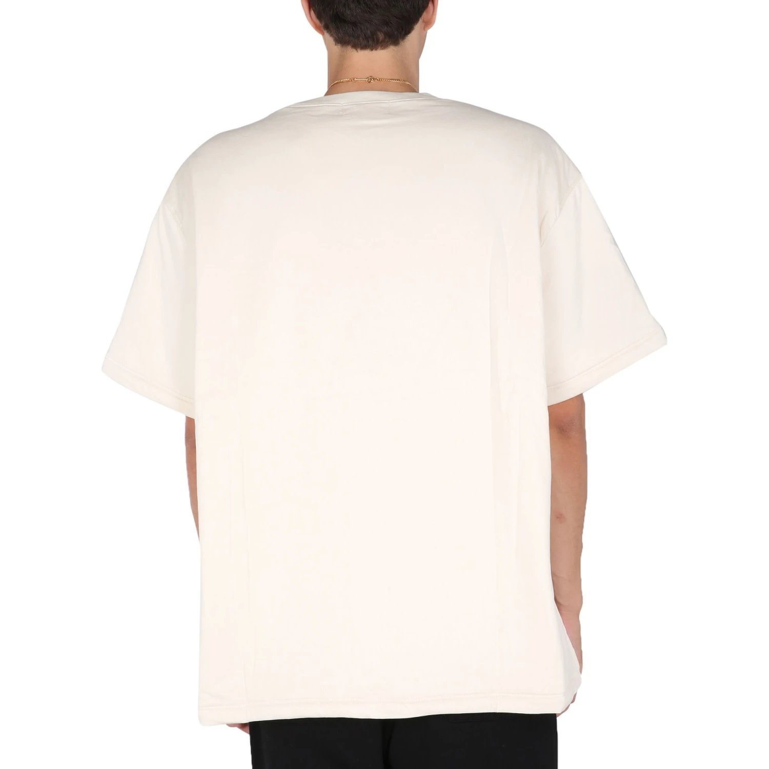 PADDED T-SHIRT WITH EMBROIDERED LOGO