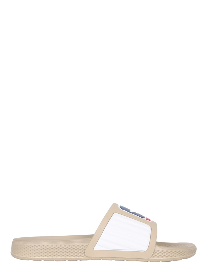 RUBBER SLIDE SANDALS