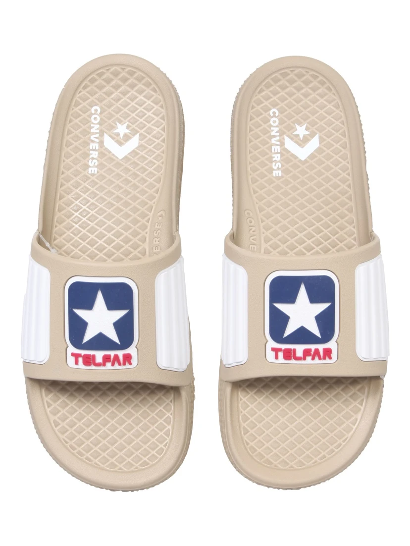 RUBBER SLIDE SANDALS