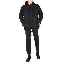 PANTS WITH LOGO BUTTON