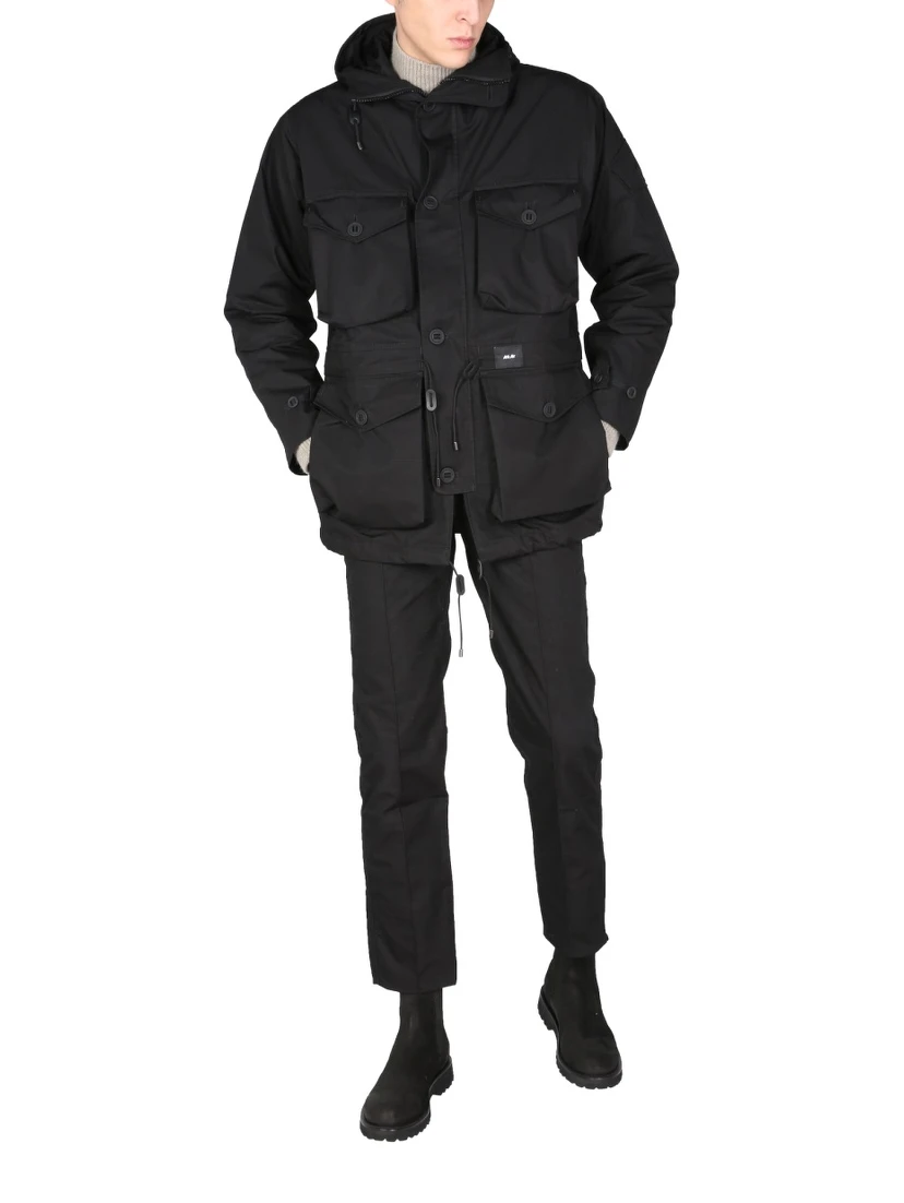 PANTS WITH LOGO BUTTON