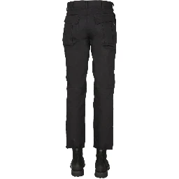 PANTS WITH LOGO BUTTON