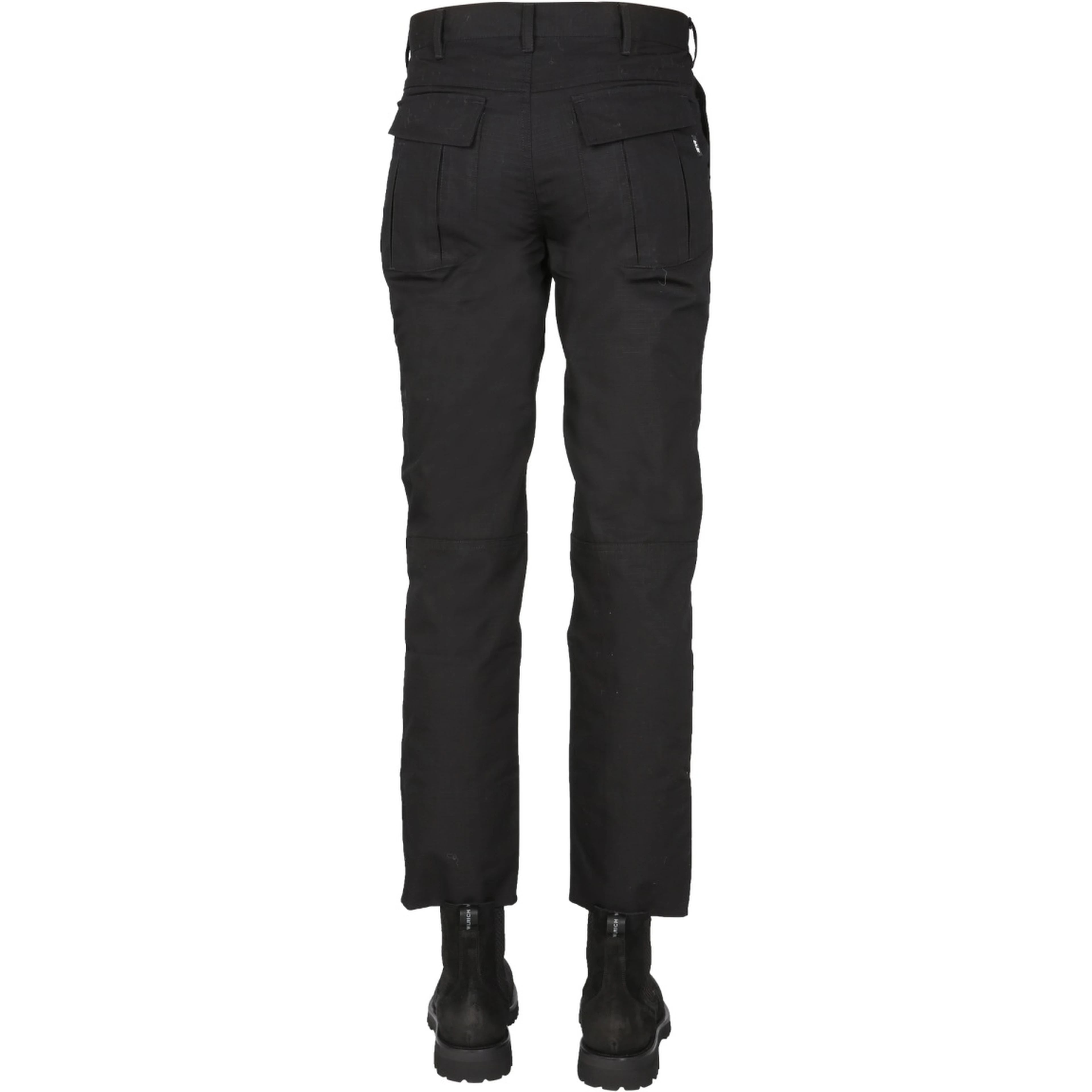 PANTS WITH LOGO BUTTON