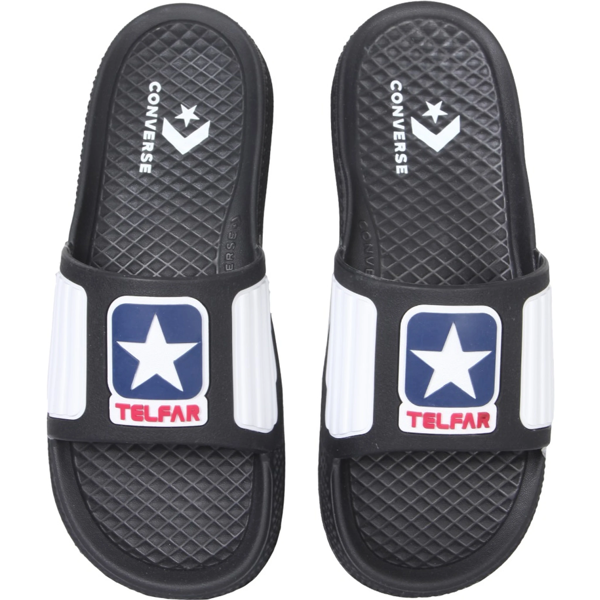 RUBBER SLIDE SANDALS