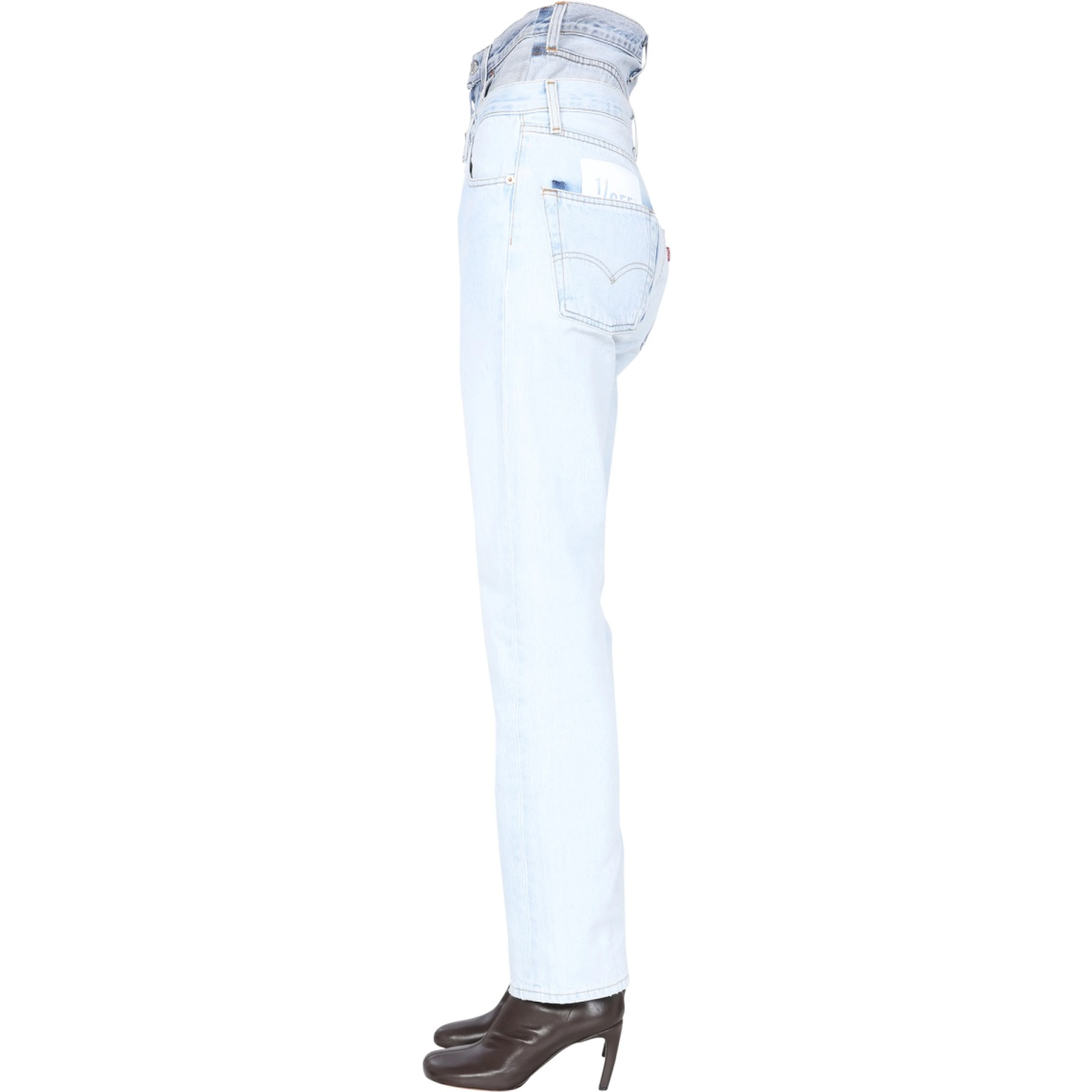 DOUBLE WAISTED JEANS