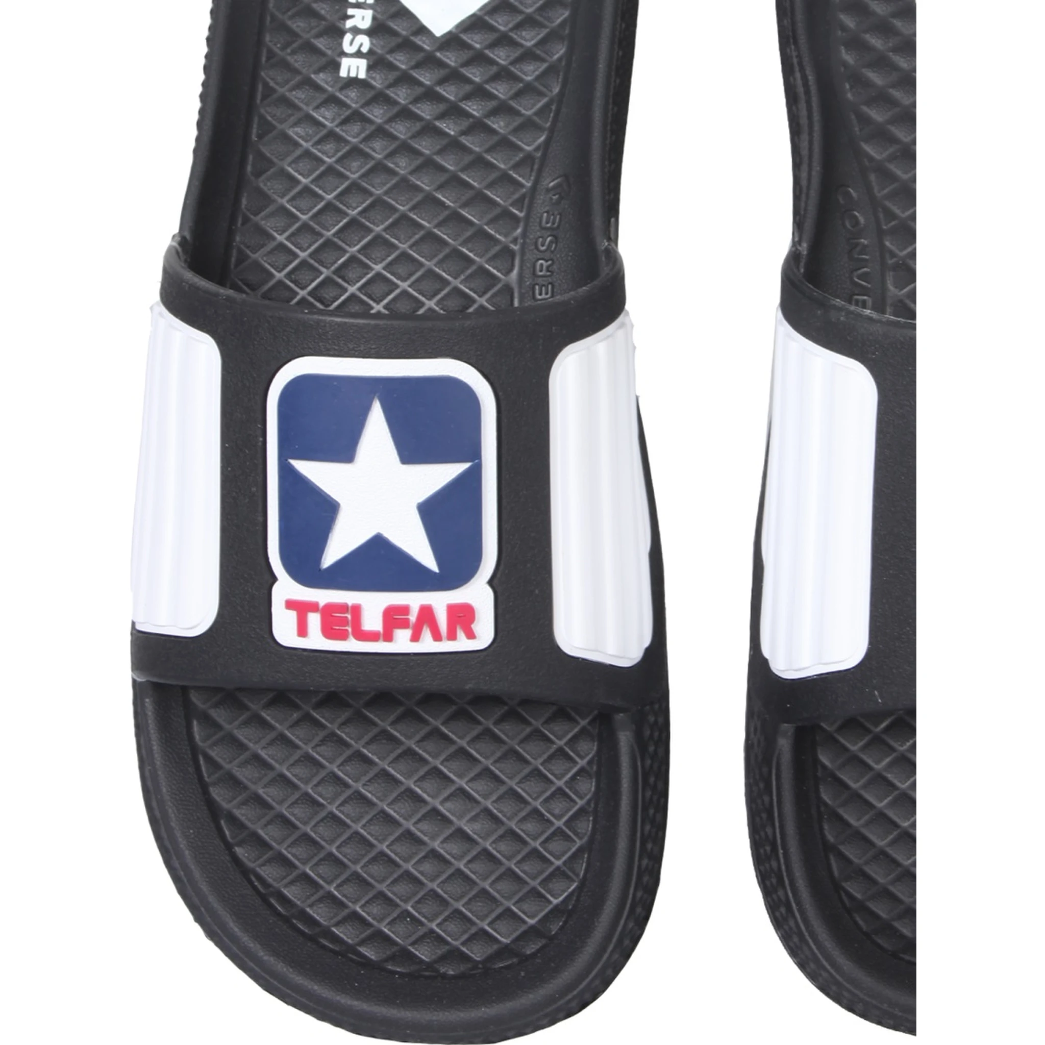 RUBBER SLIDE SANDALS