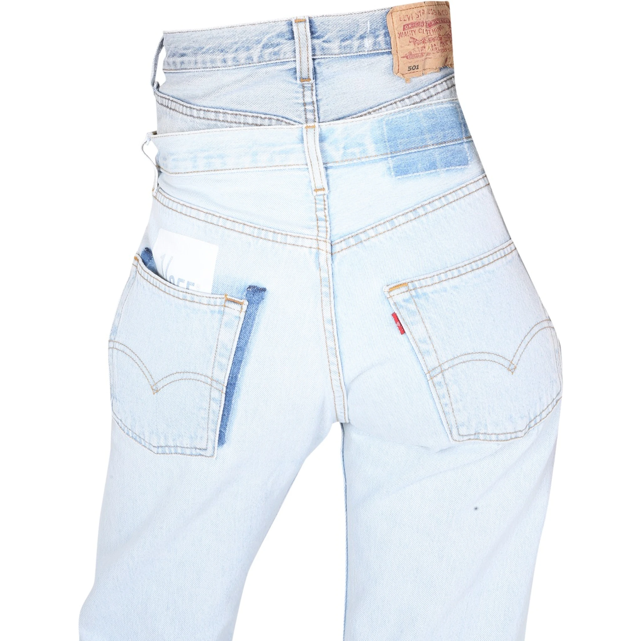 DOUBLE WAISTED JEANS