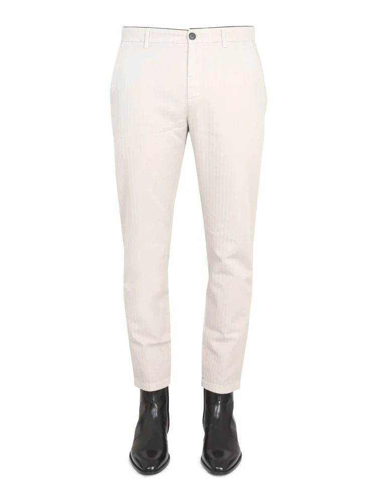 PANTS WITH LOGO PATCH