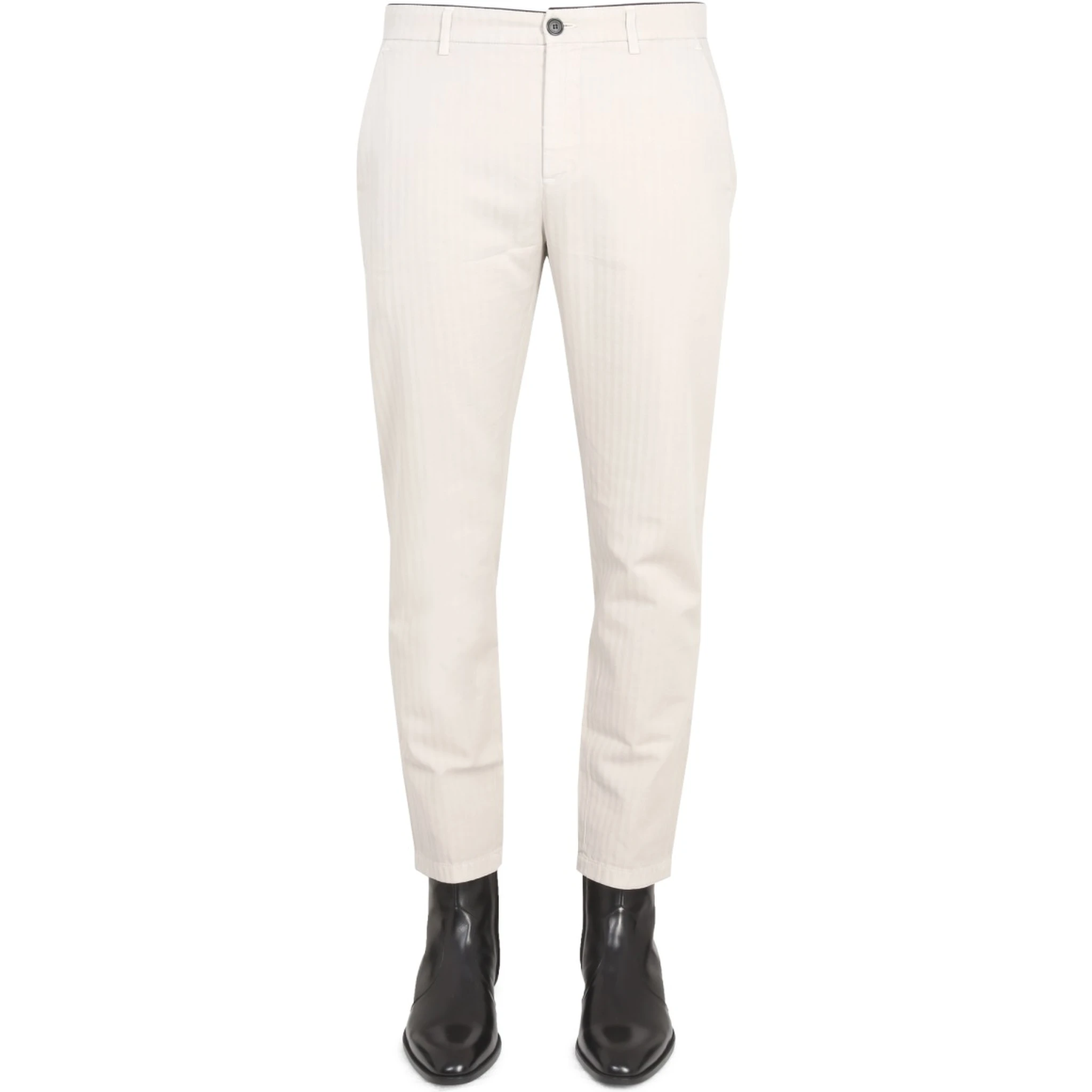 PANTS WITH LOGO PATCH