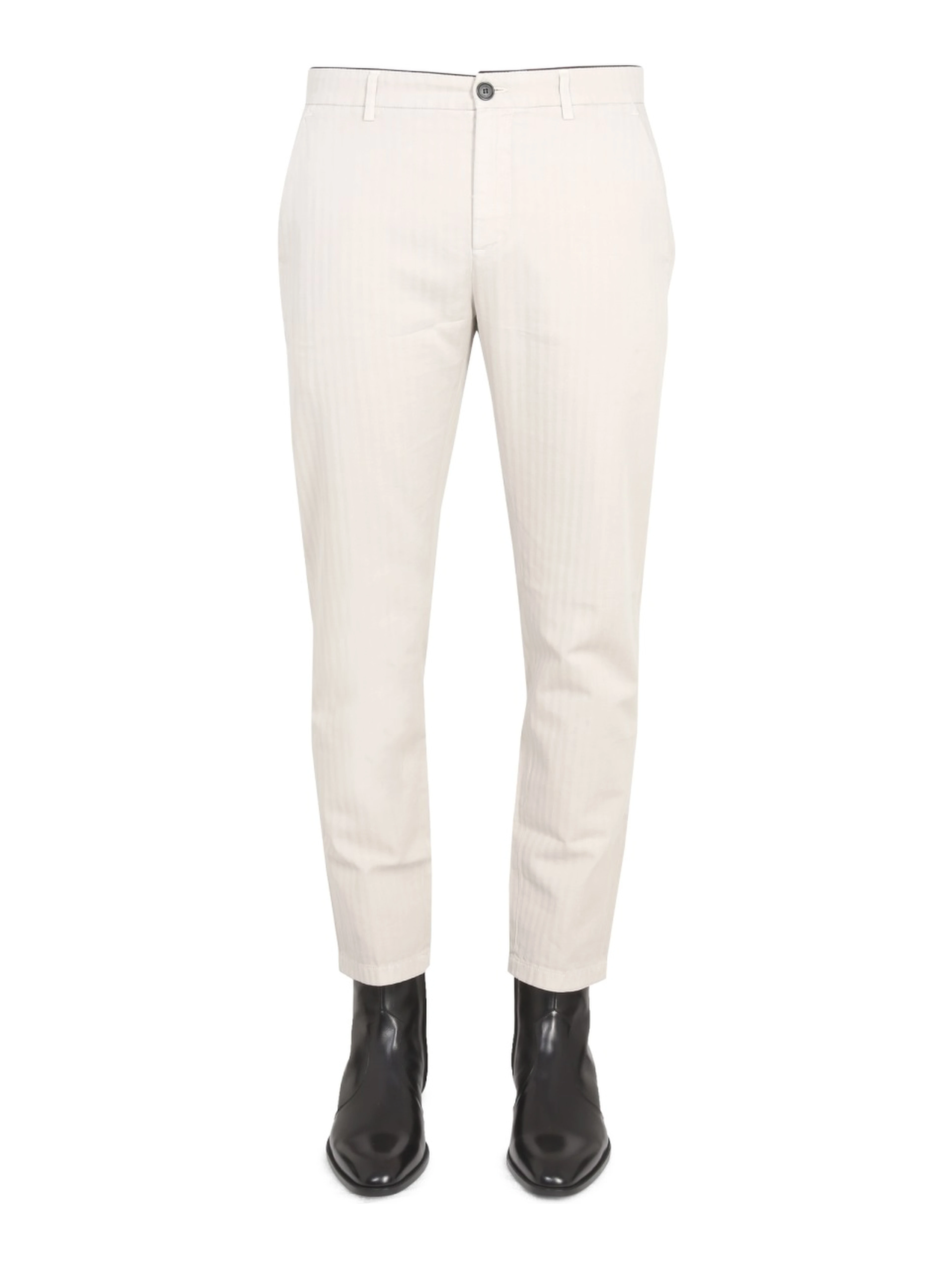 PANTS WITH LOGO PATCH