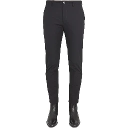 PANTS WITH LOGO PATCH