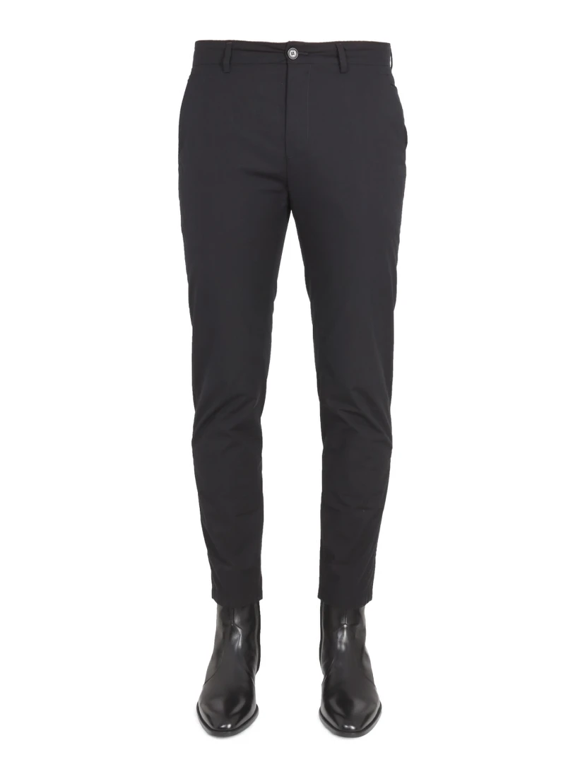 PANTS WITH LOGO PATCH