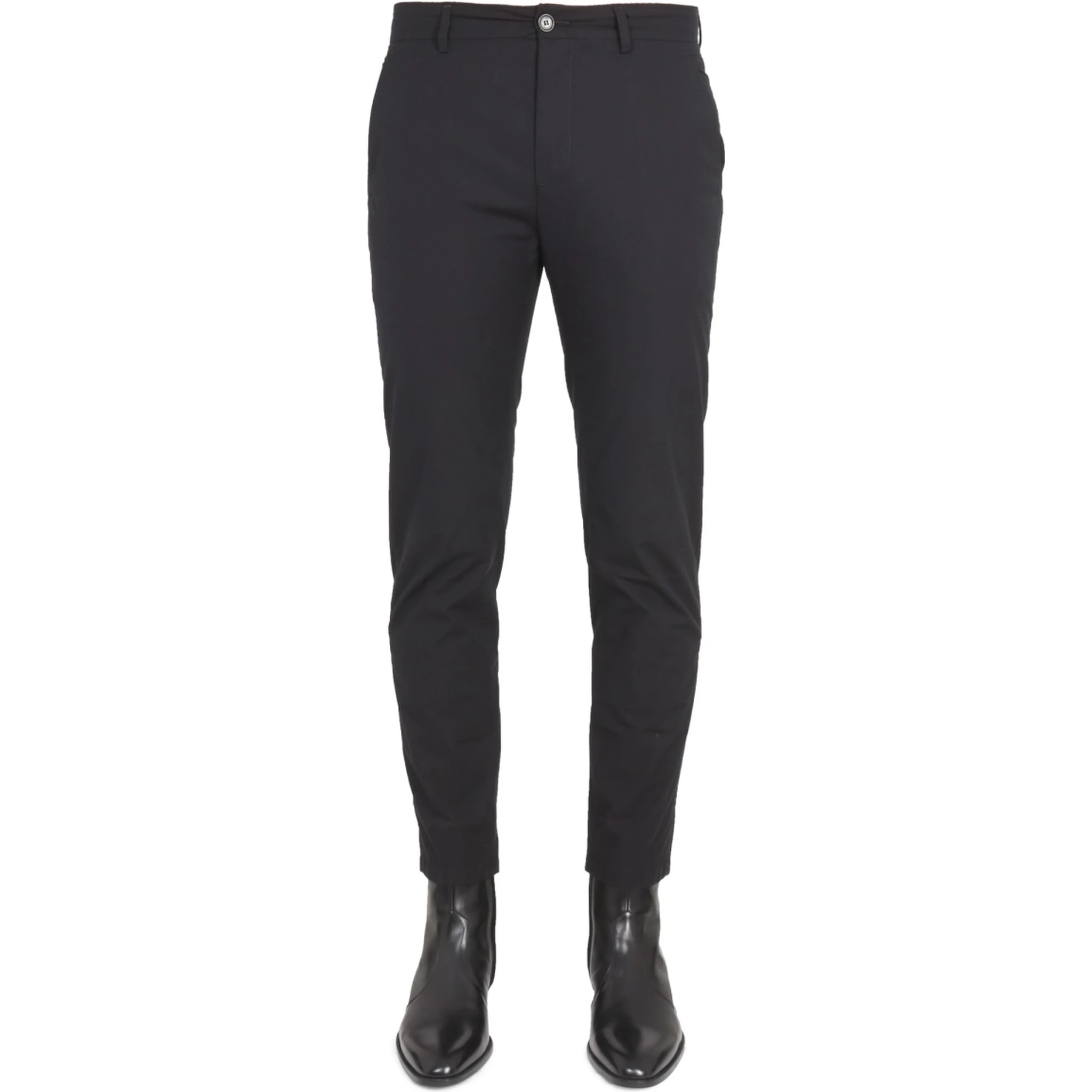 PANTS WITH LOGO PATCH