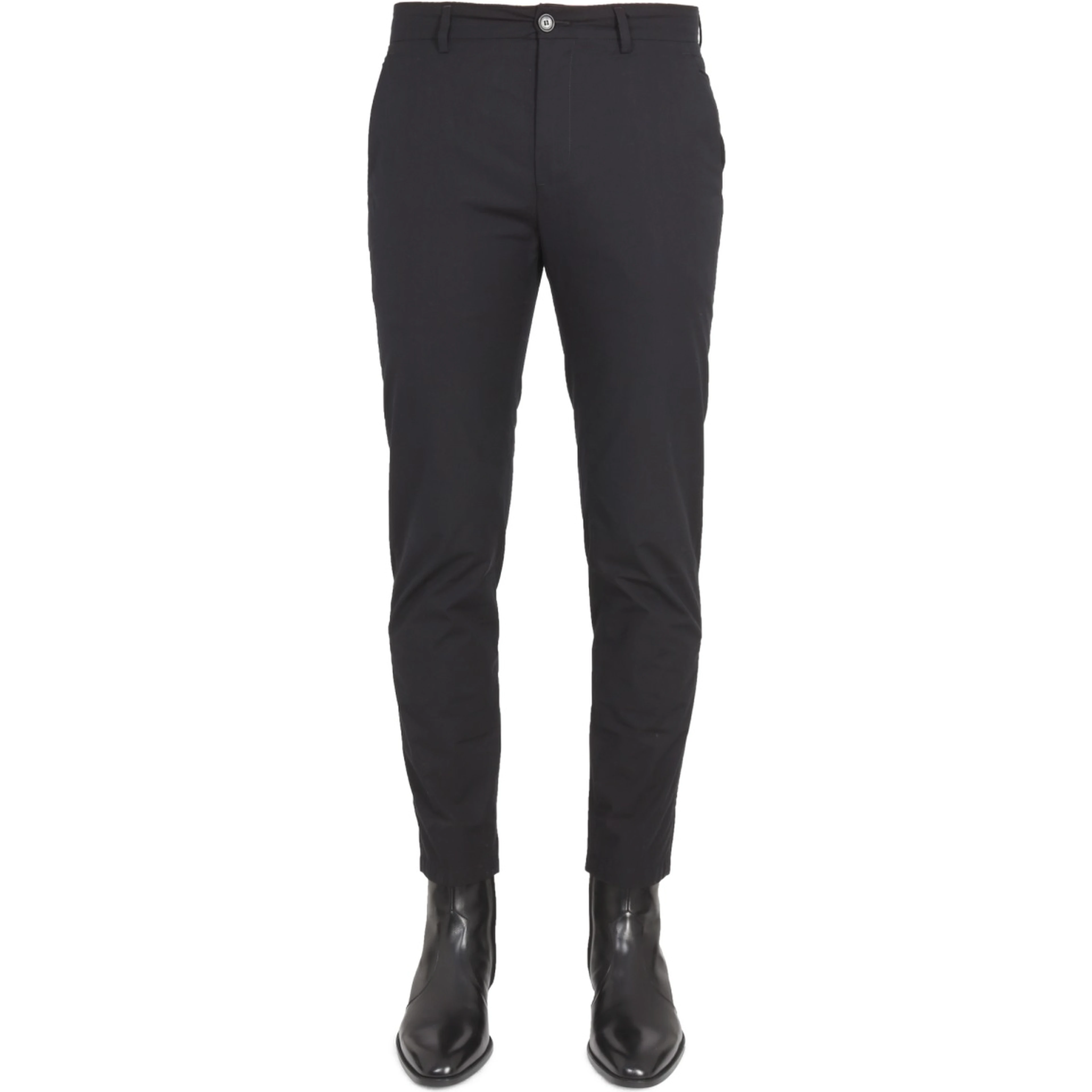 PANTS WITH LOGO PATCH