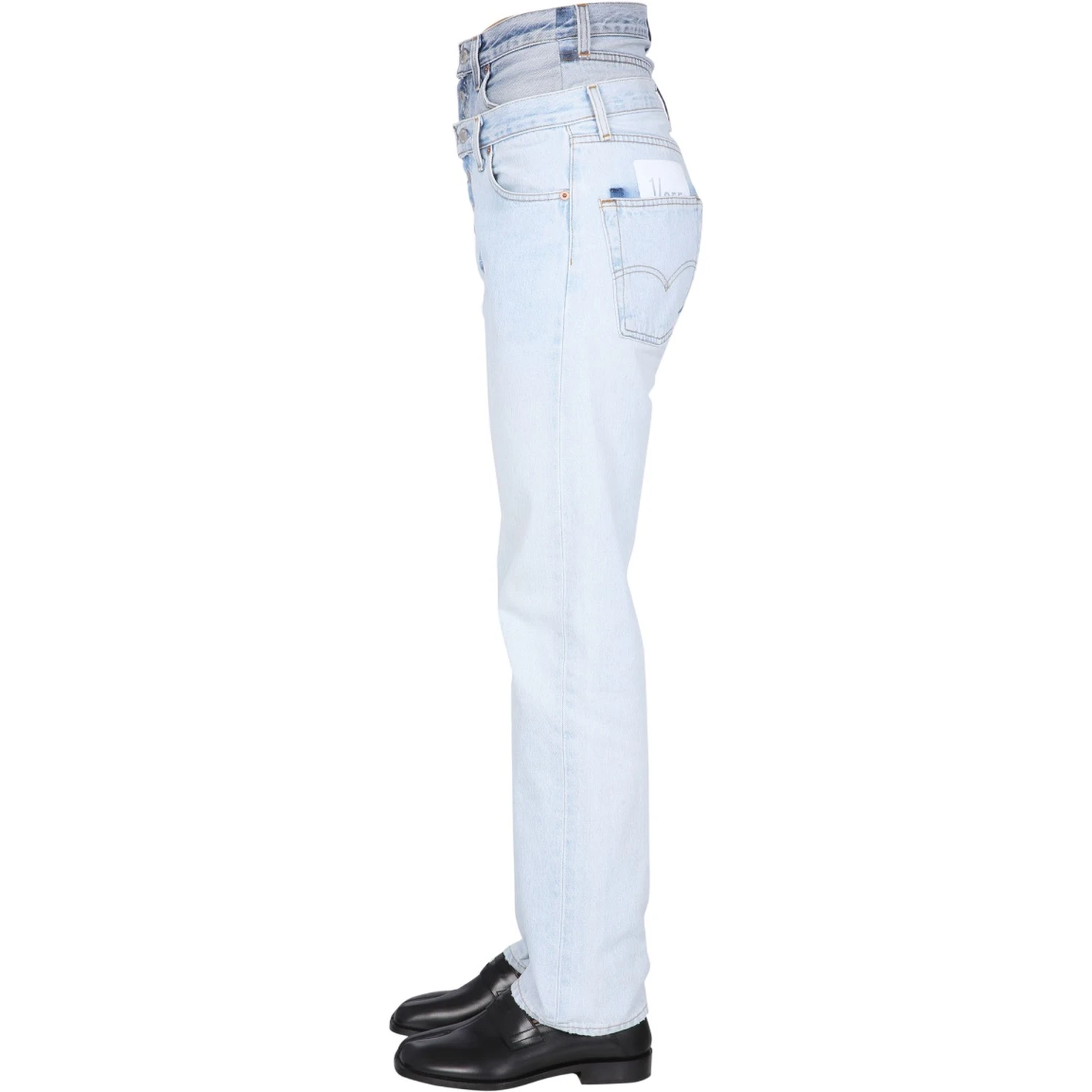DOUBLE WAISTED JEANS