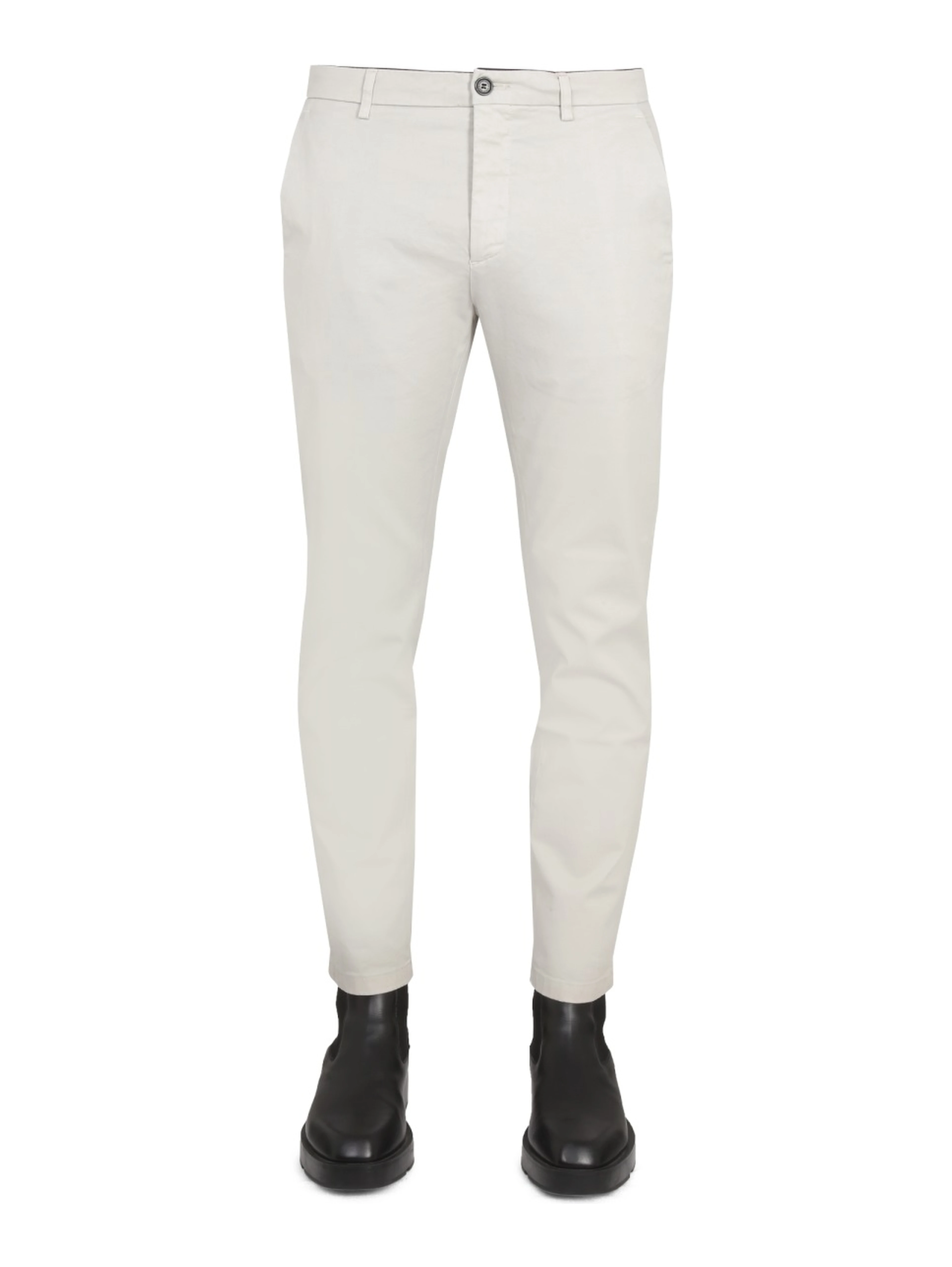 PANTS WITH LOGO PATCH