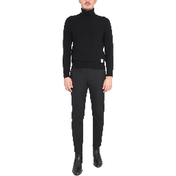 PANTS WITH LOGO PATCH