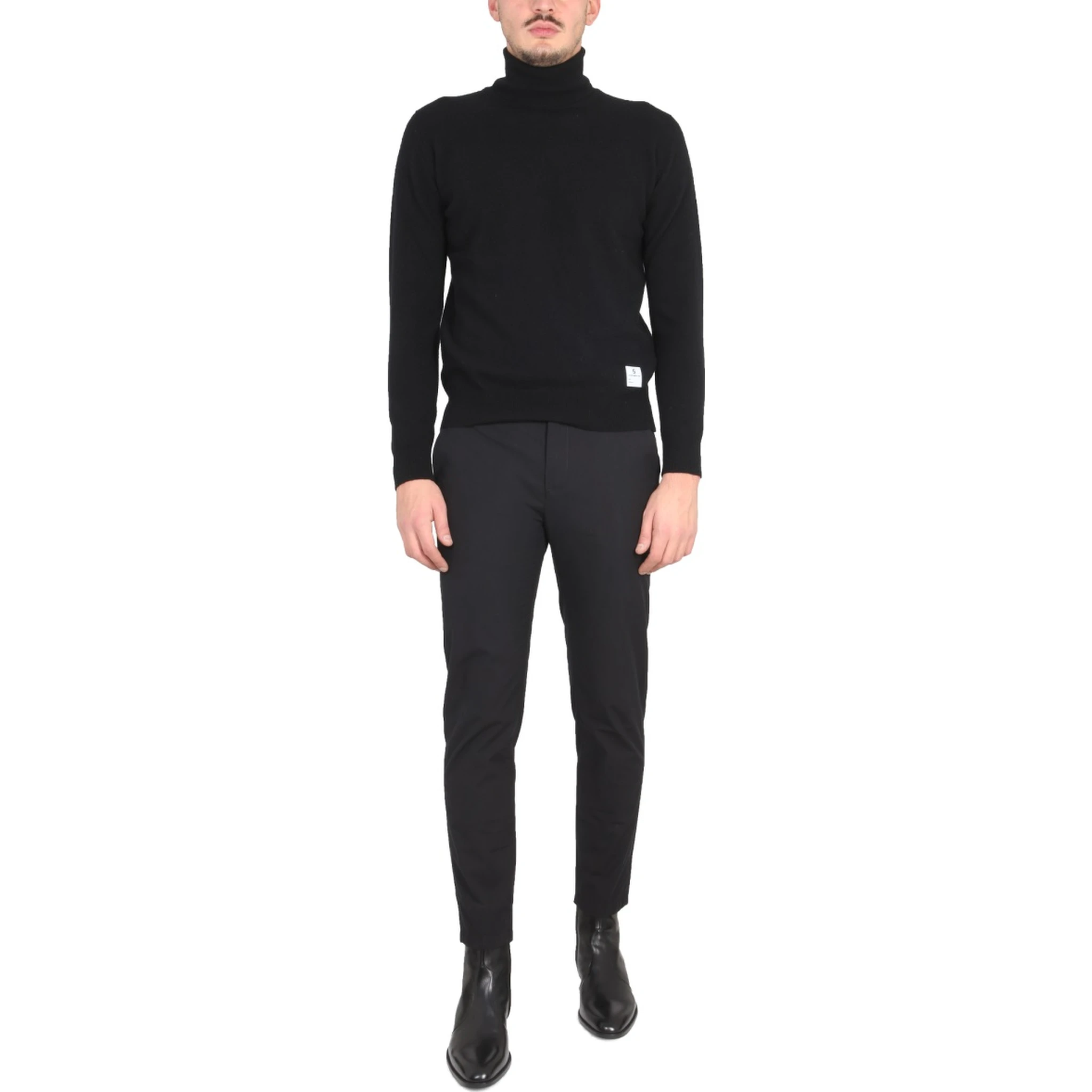 PANTS WITH LOGO PATCH