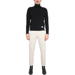 PANTS WITH LOGO PATCH